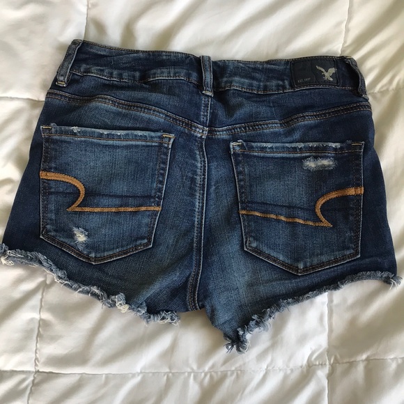 American eagle hi-rise shortie size 4 shorts - Picture 2 of 3